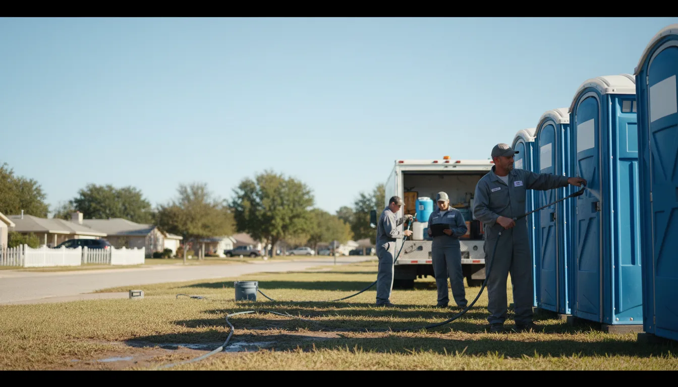 Long-Term Portable Toilet Rental in Whitharral, TX near me